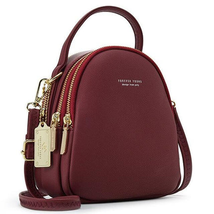 Women's Casual PU Leather Mini Backpack - Wnkrs