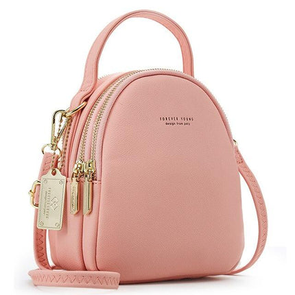 Women's Casual PU Leather Mini Backpack - Wnkrs