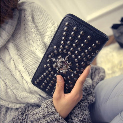 Women's Pirate Sun Leather Clutch - Wnkrs