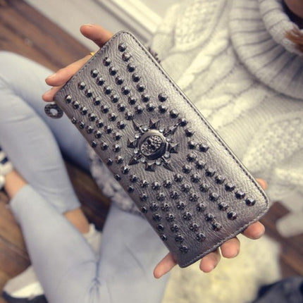 Women's Pirate Sun Leather Clutch - Wnkrs