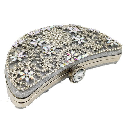 Women's Luxury Crystals Decorated Handbag - Wnkrs