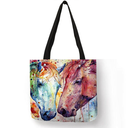 Watercolor Horse Tote Bag - Wnkrs