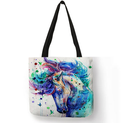 Watercolor Horse Tote Bag - Wnkrs