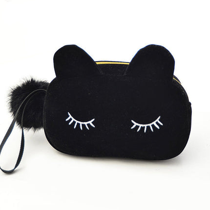 Cartoon Cat Design Cosmetic Bags - Wnkrs