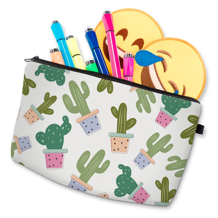 Cactus 3D Printed Cosmetic Bag - Wnkrs