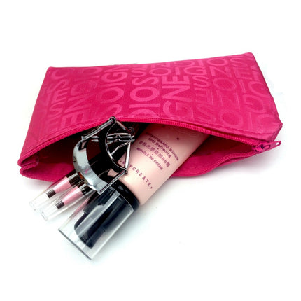 Fashion Letter Design Cosmetic Bags - Wnkrs