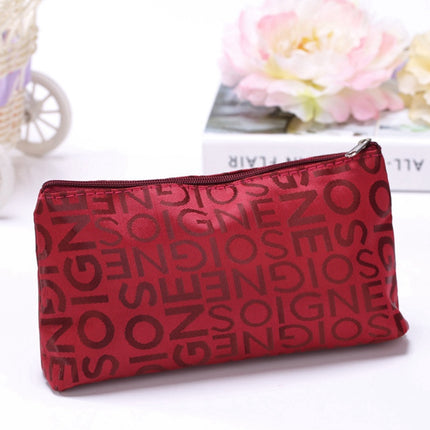 Fashion Letter Design Cosmetic Bags - Wnkrs