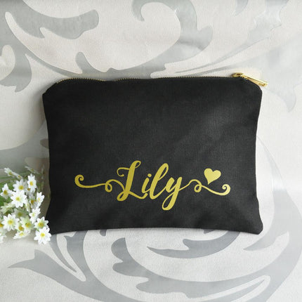 Personalized Makeup Bag for Bachelorette Party - Wnkrs