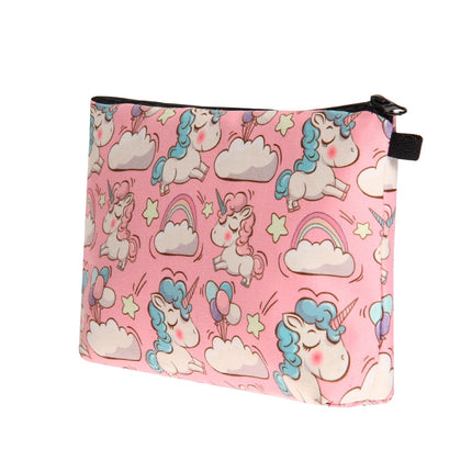 Cute Unicorn Printed Makeup Cosmetic Bag - Wnkrs