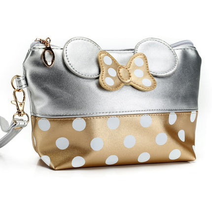 Women's Minnie Mouse Themed Cosmetic Bag - Wnkrs
