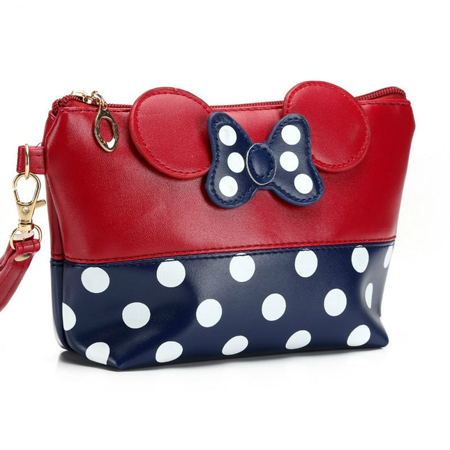 Women's Minnie Mouse Themed Cosmetic Bag - Wnkrs