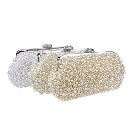 Women's Pearl Beaded Evening Bag - Wnkrs