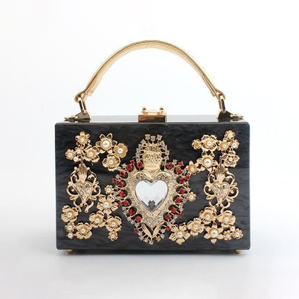 Women's Luxury Vintage Evening Clutch Bag - Wnkrs