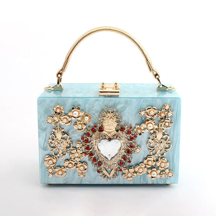 Women's Luxury Vintage Evening Clutch Bag - Wnkrs