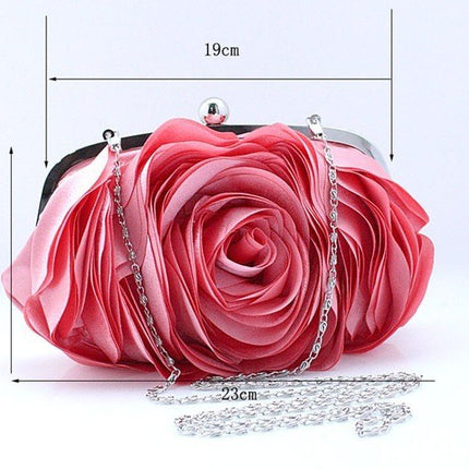 Women's Passion Rose Evening Clutch - Wnkrs