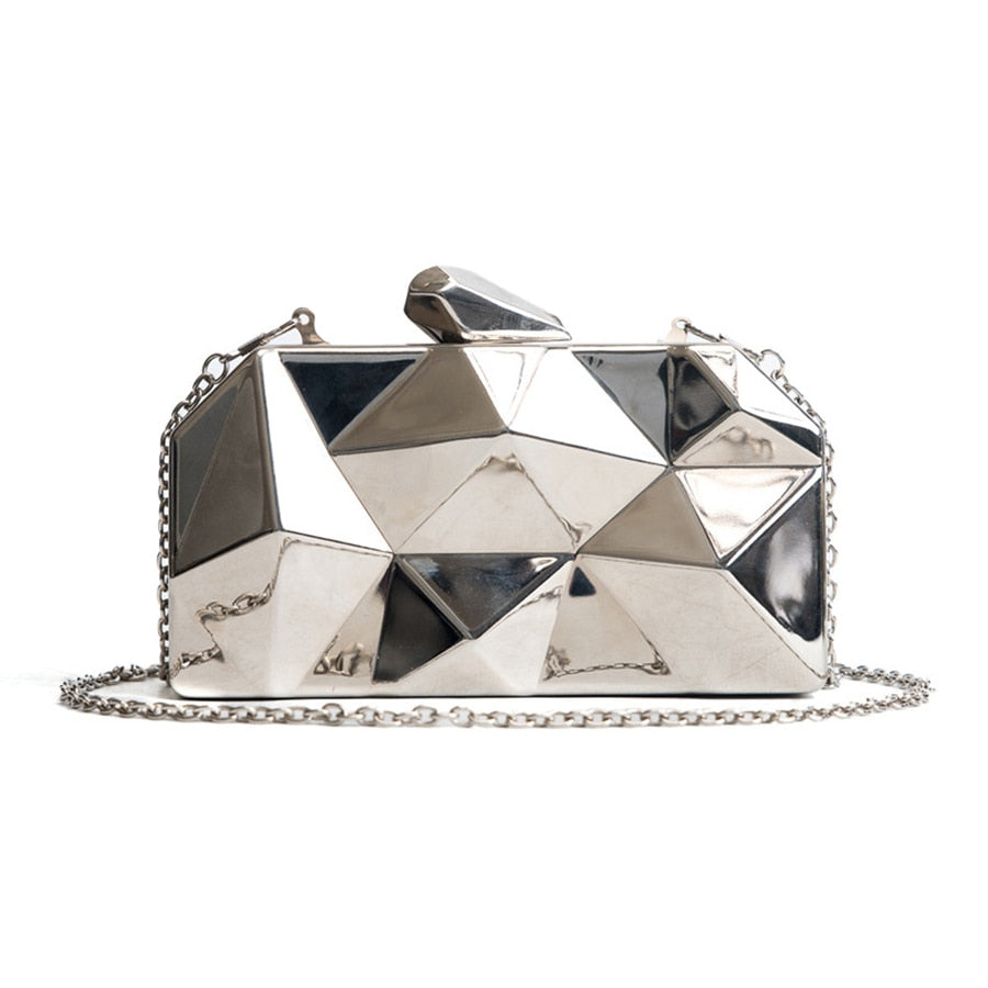 Women's Metal Rock Evening Bag