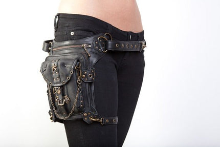 Unisex Steampunk Style Belt Bag - Wnkrs