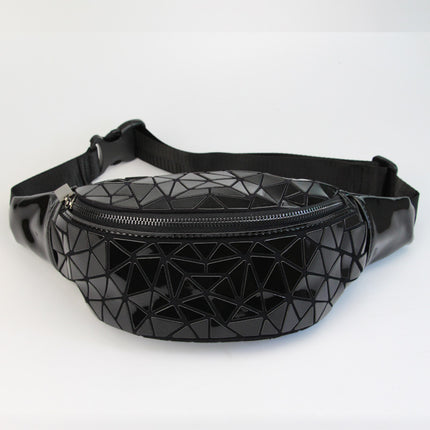 Mosaic Design Holographic Waist Bag - Wnkrs