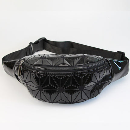 Mosaic Design Holographic Waist Bag - Wnkrs