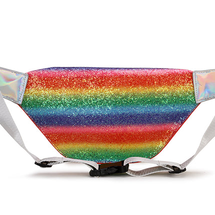 Women's Glitter Rainbow Waist Pack - Wnkrs