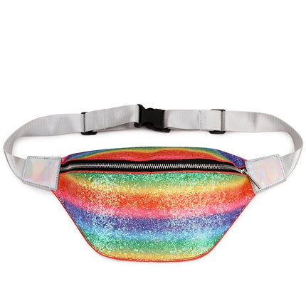 Women's Glitter Rainbow Waist Pack - Wnkrs