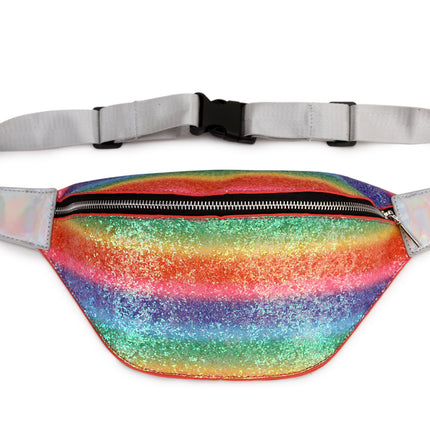 Women's Glitter Rainbow Waist Pack - Wnkrs