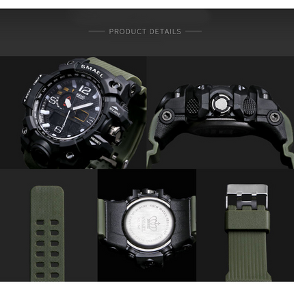 Rugged Sports Watches for Men with Digital and Analogue Display - wnkrs