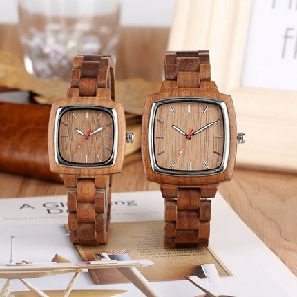 Men's and Women's Rectangular Wood Watch - wnkrs