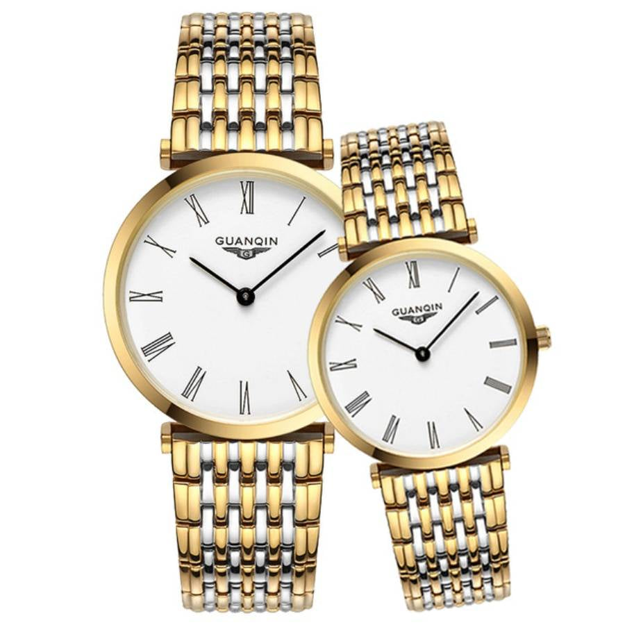 Link Bracelet Couple Watch