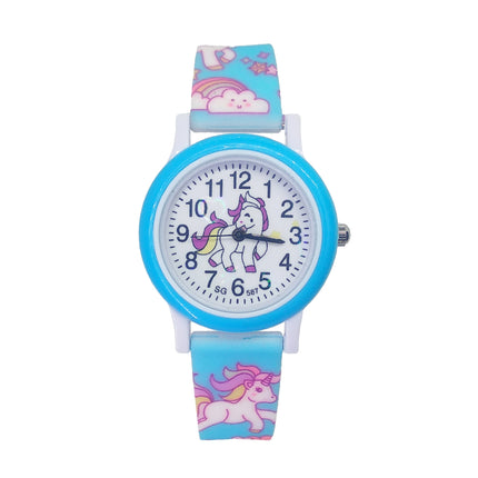 Girl's Cute Unicorn Printed Dial Quartz Watch - wnkrs