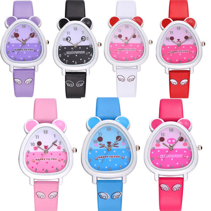 Kid's Cartoon Cat Shaped Quartz Watch - wnkrs