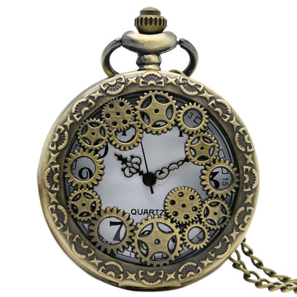 Vintage Bronze Quartz Pocket Watch - wnkrs