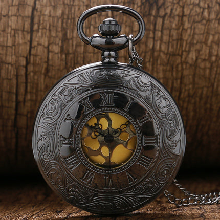 Black Vintage Pocket Watch - wnkrs