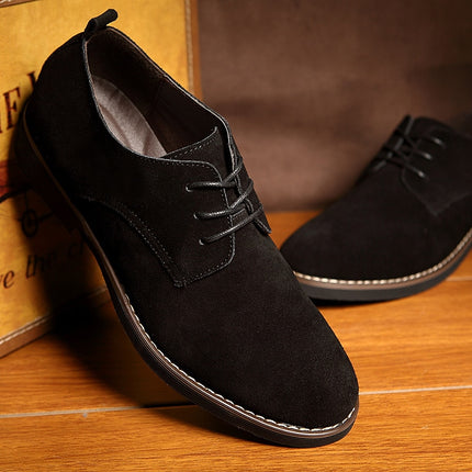 Men's Solid Oxford PU Shoes - Wnkrs