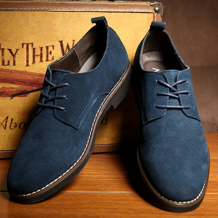 Men's Solid Oxford PU Shoes - Wnkrs
