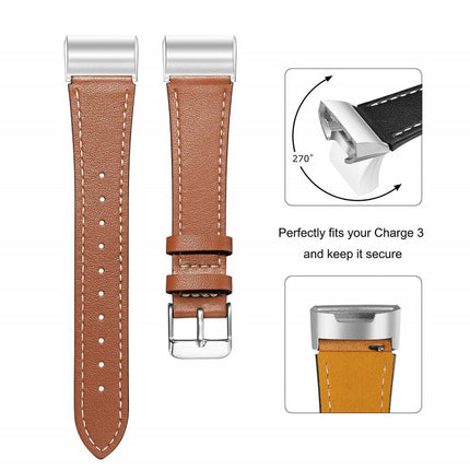 Fitbit Charge 3 Watch Leather Replacement Bands - wnkrs