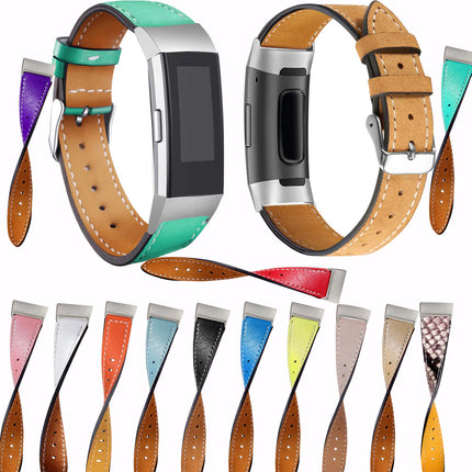 Fitbit Charge 3 Watch Leather Replacement Bands - wnkrs