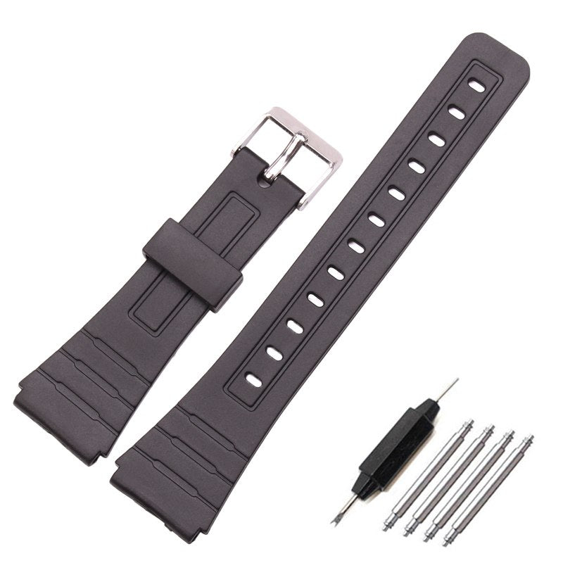 Silicone Black Watch Straps