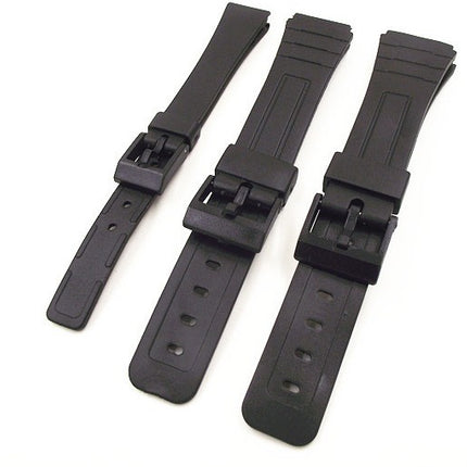Universal Black Silicone Watchband - wnkrs