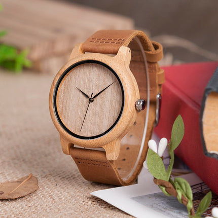 Cute Casual Quartz Wood Unisex Wristwatch - wnkrs