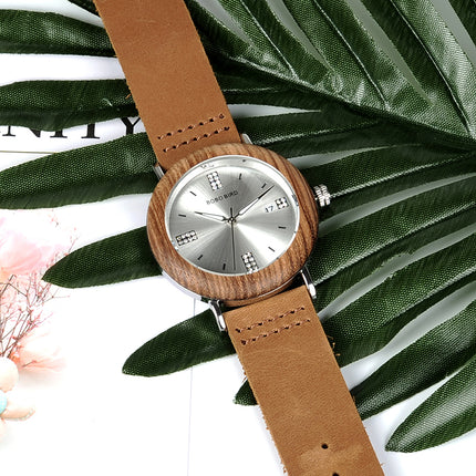 Unisex Wooden Watch with Calendar - wnkrs