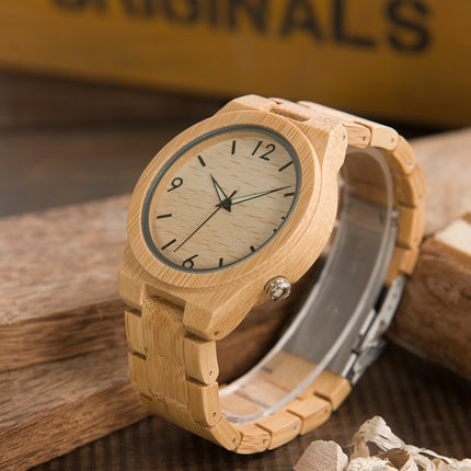 Timepieces Bamboo Band Quartz Watches - wnkrs