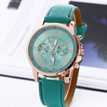 Unisex Fashion Faux Leather Quartz Watch - wnkrs