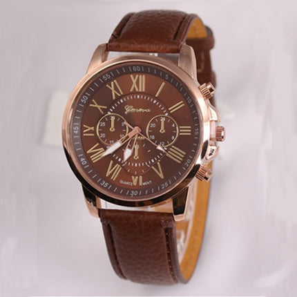 Unisex Fashion Faux Leather Quartz Watch - wnkrs