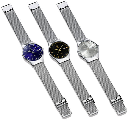 Unisex Ultra Thin Steel Mesh Watch - wnkrs