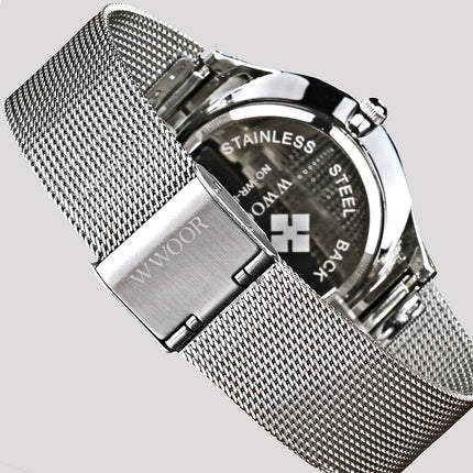 Unisex Ultra Thin Steel Mesh Watch - wnkrs