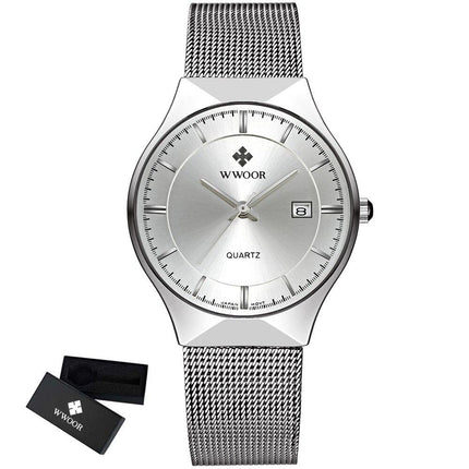 Unisex Ultra Thin Steel Mesh Watch - wnkrs