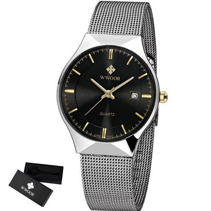 Unisex Ultra Thin Steel Mesh Watch - wnkrs