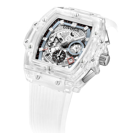 Textured Transparent Strap Sports Watches - wnkrs