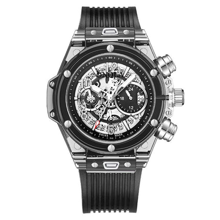 Textured Transparent Strap Sports Watches - wnkrs